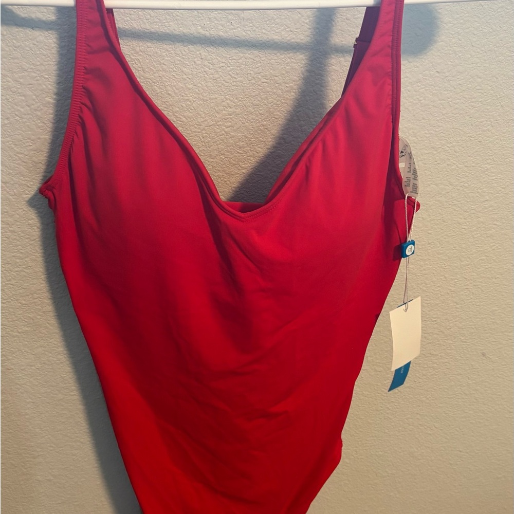 Bleu Rod Beattie Red One-Piece Swimsuit 10